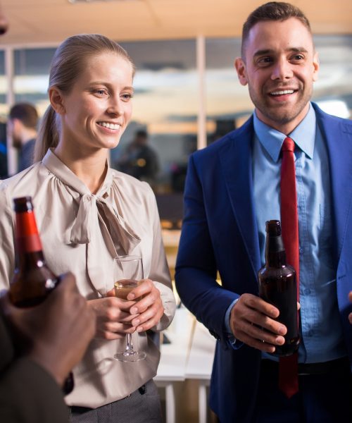 Celebration of corporate event